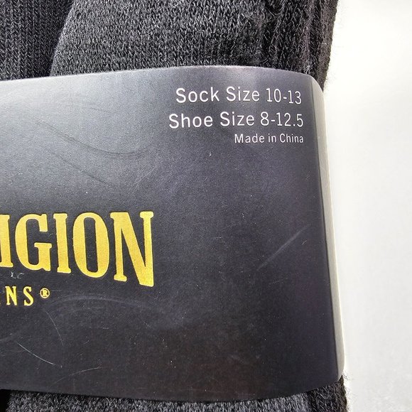 True Religion men’s 8 pack Half cushion crews 10-13 shoes size 8-12 M136TR NWT - Picture 3 of 6